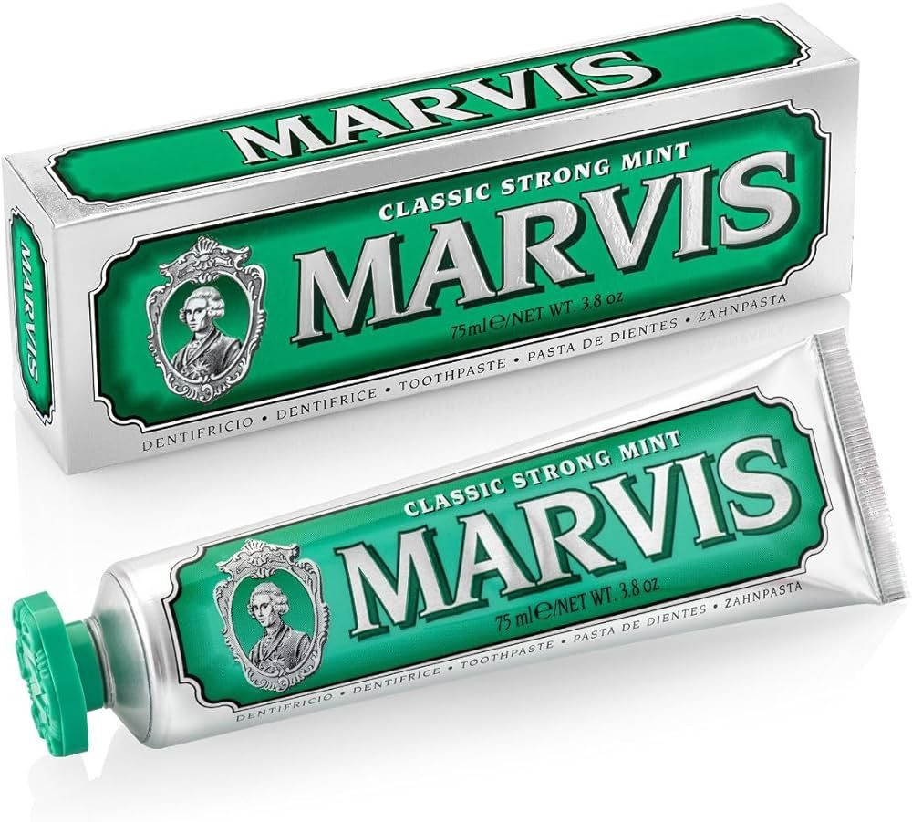 Marvis Classic Strong Mint Toothpaste, 3.8 oz (Pack of 1) | Amazon (US)