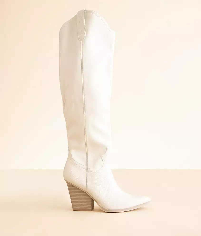 Barcelona Knee High Western Boot | Buckle