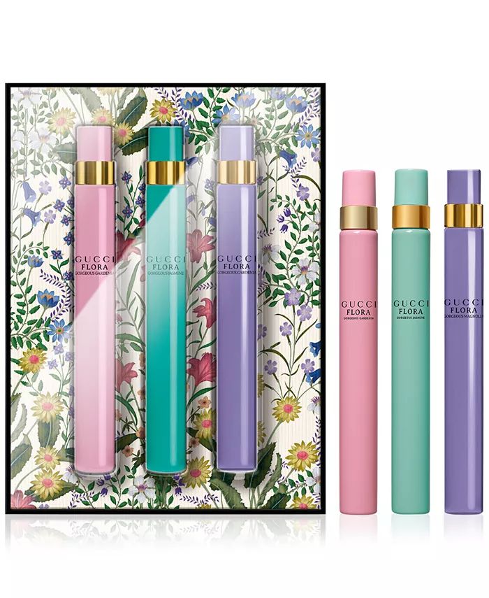 Gucci 3-Pc. Flora Eau de Parfum Gift Set - Macy's | Macy's