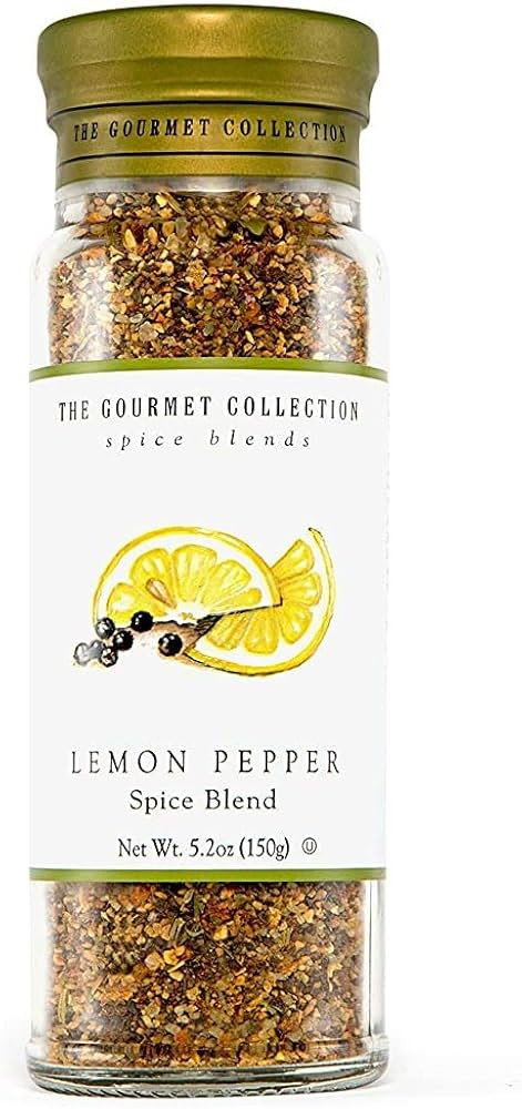 The Gourmet Collection Seasoning Blends Lemon Pepper Spice Blend: Seasoning Rub for Cooking Fish,... | Amazon (US)