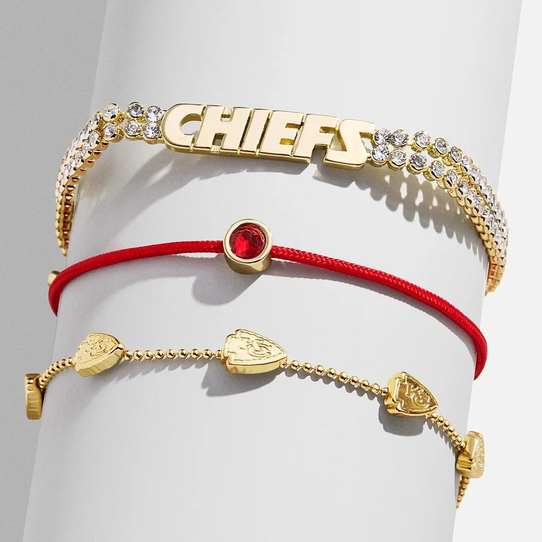 NFL Bracelet Set - Kansas City Chiefs | BaubleBar