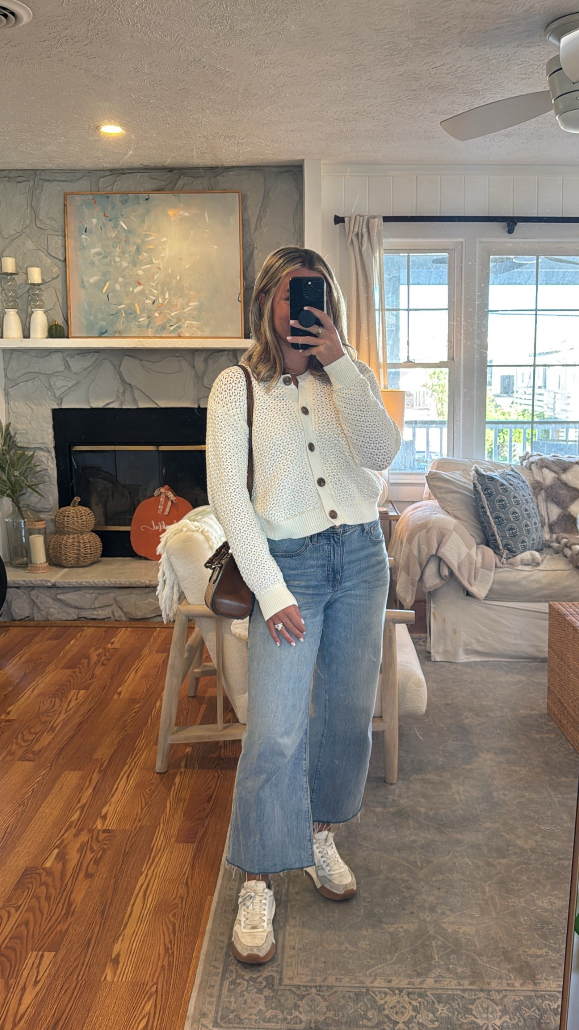 Fall Outfit Inspo! J.Crew jeans + J.Crew cardigan. Size 27 in jeans  #falloutfit #jcrewofficial #jcrewstyle #fallfashioninspo #ltkfallstyle

#LTKSeasonal #LTKStyleTip #LTKSaleAlert