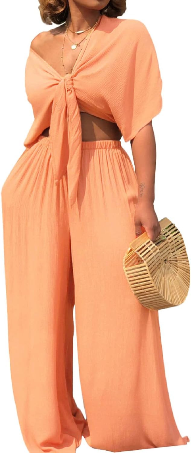 SeNight Womens Tracksuit Set Two Piece Sweatsuits Outfits Long Sleeve Ribbed Zip Up Crop Top Skin... | Amazon (US)