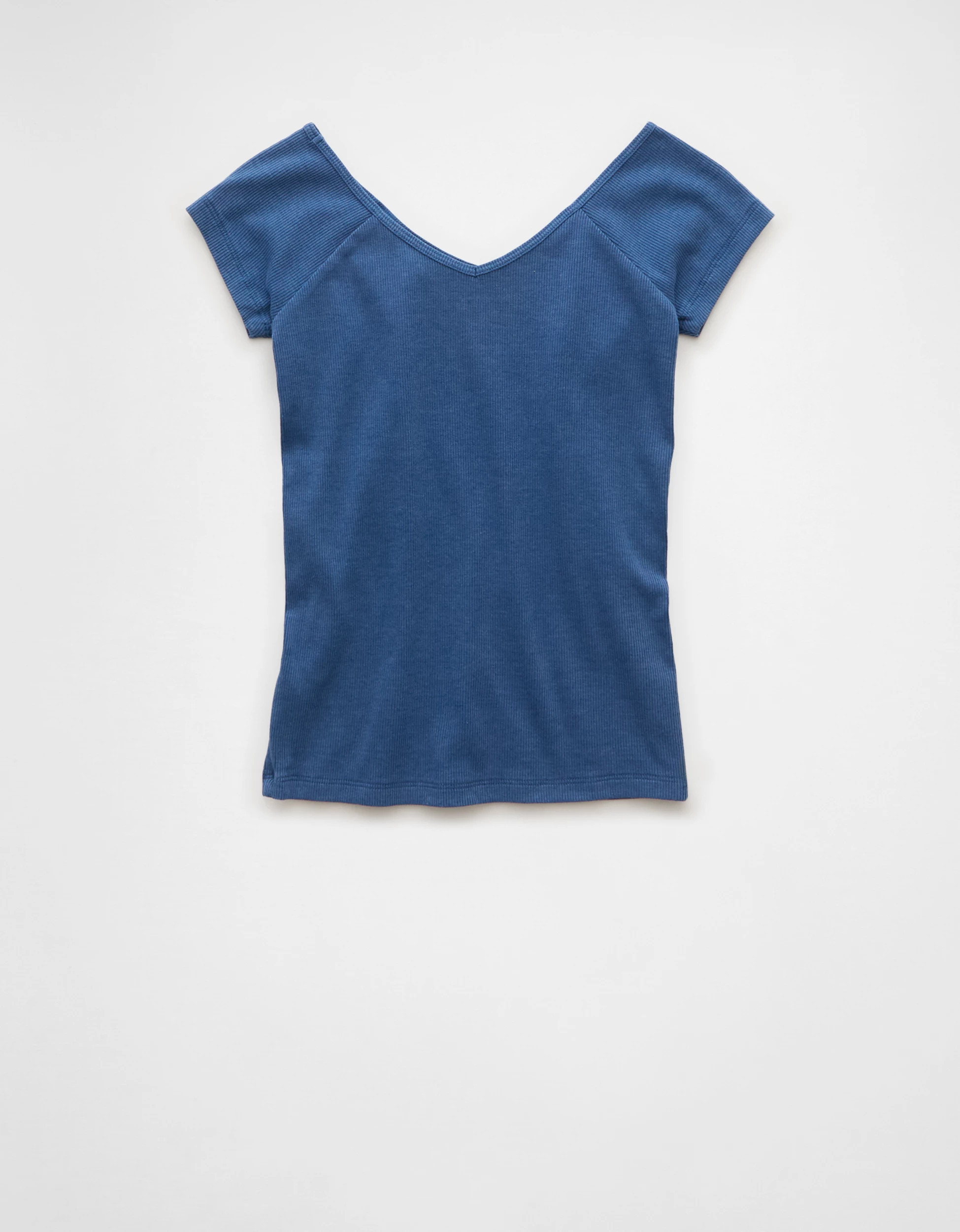 AE Saltwash V-Neck Baby Tee | American Eagle Outfitters (US & CA)