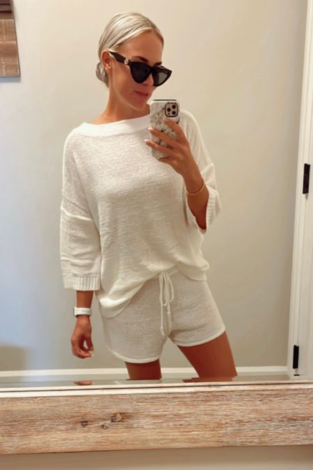 Love and all white look! This Amazon set is so comfy + cute! Comes in tons of colors too! 

#LTKsalealert #LTKxPrimeDay #LTKSeasonal