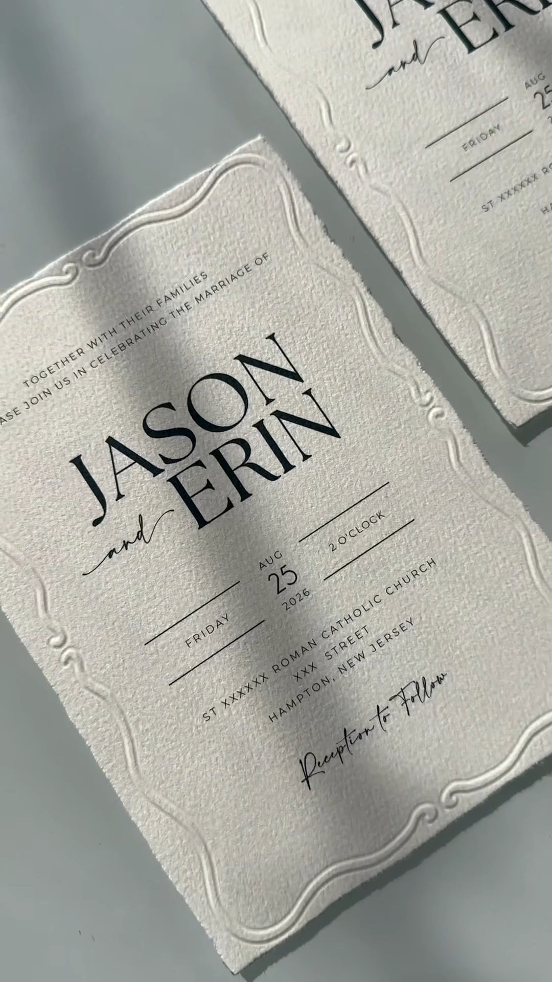 Embossing Watercolor Paper Invites! ✨

#LTKWedding