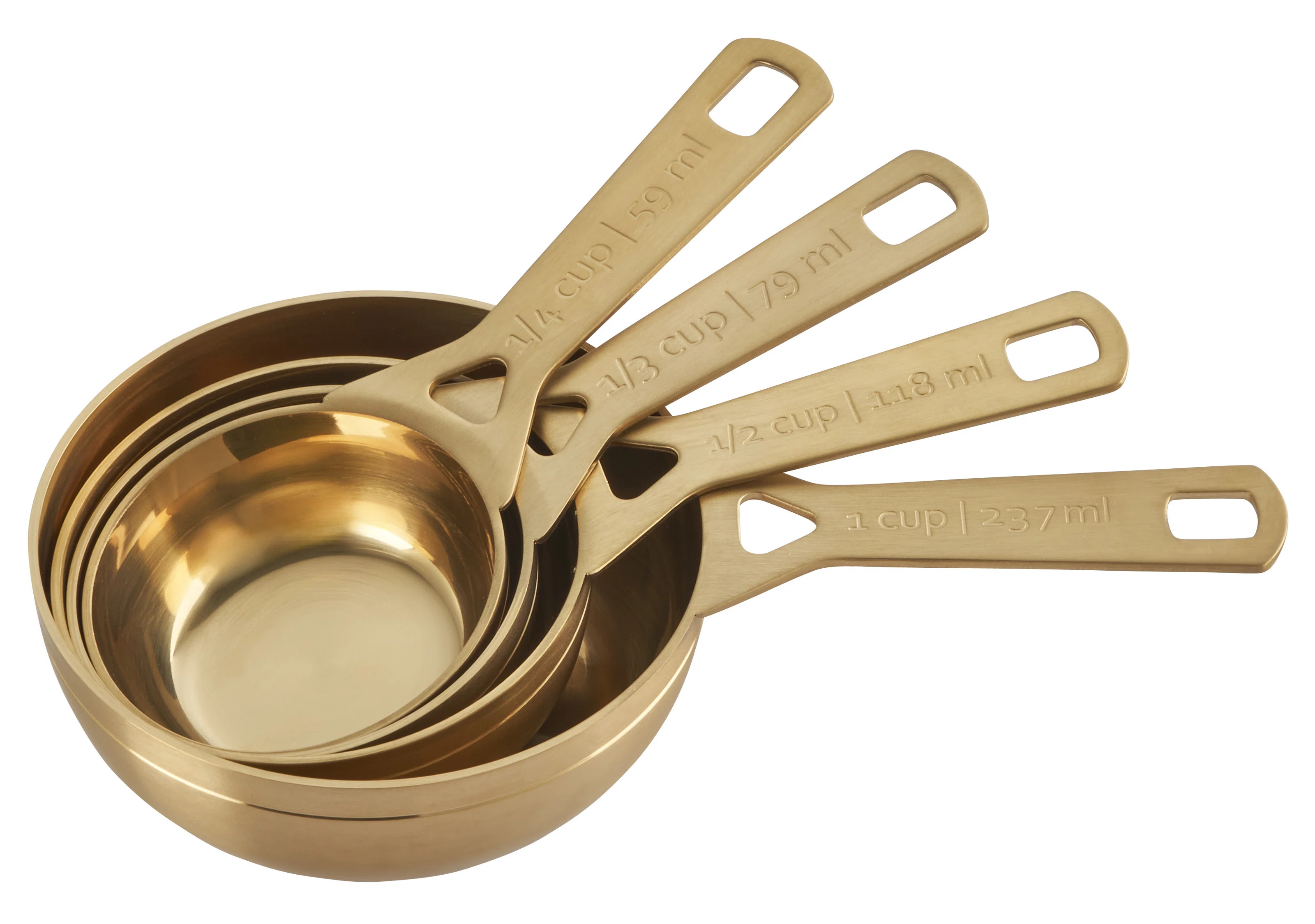 Le Creuset Gold Measuring Cups - Set of 4 | Wayfair | Wayfair North America