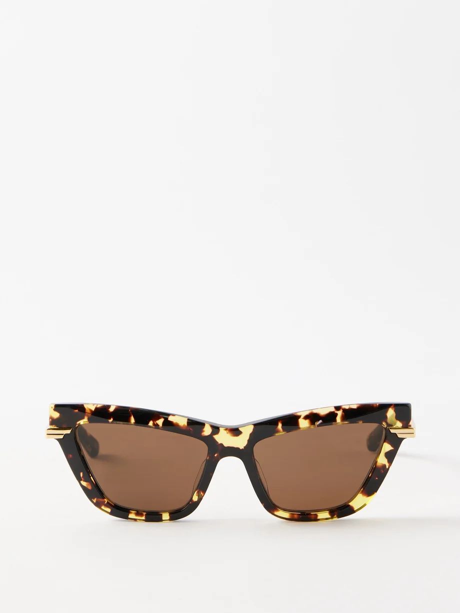 Cat-eye tortoiseshell-acetate sunglasses | Bottega Veneta | Matches (UK)