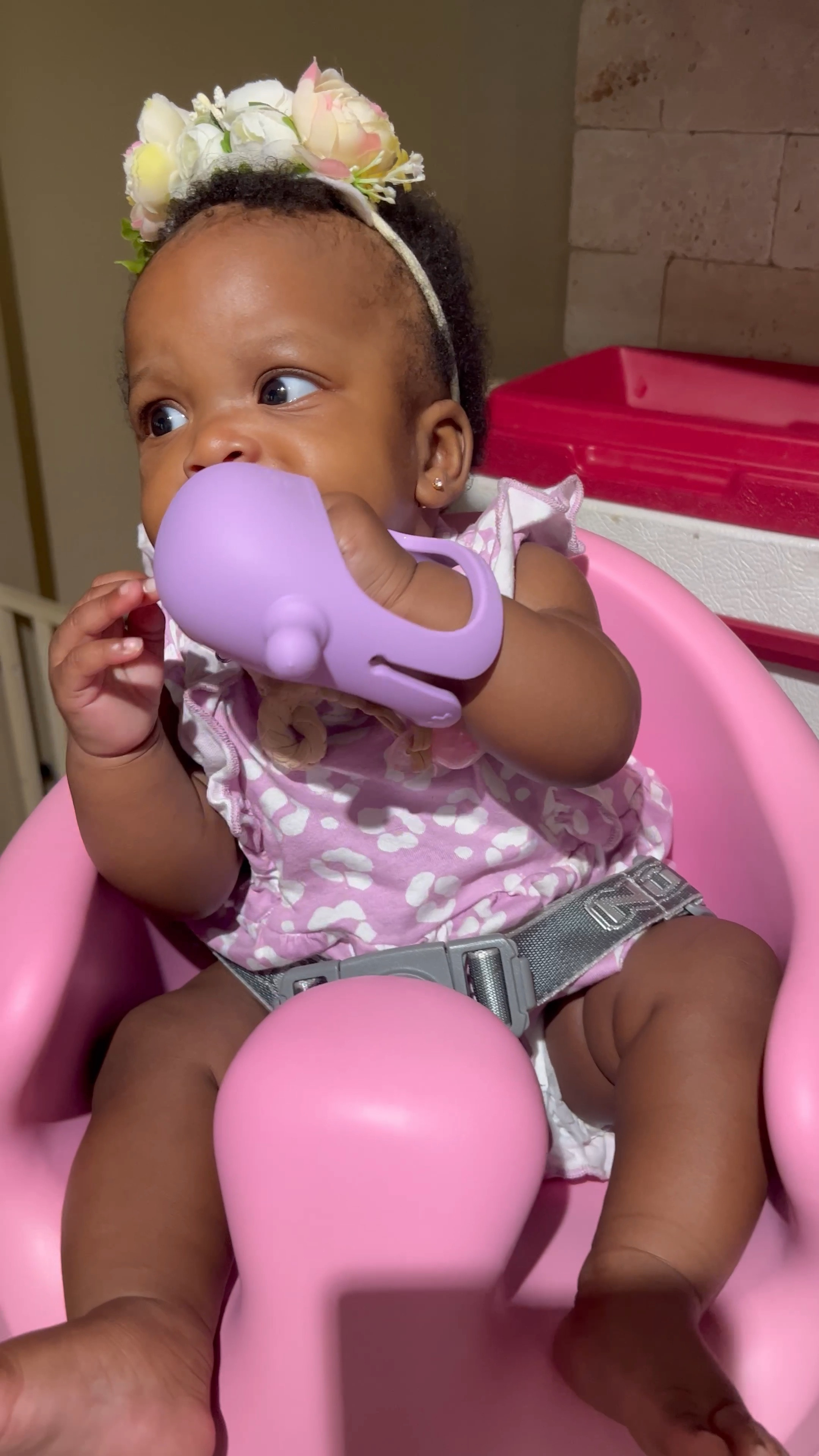 Our 2 latest purchases for our ( 4/5 month old. The bumbo (chair) is great to help with assisted sitting (giving your arms a break) 🤭

This teether is by far the best investment for littles that just started with teething or wants something in their mouths! Not only is it satisfying to their gums but it also helps with their motto skills with the bar on the inside for their grip! Don’t walk RUN & purchase these 2! 

#LTKkids #LTKfamily #LTKbaby