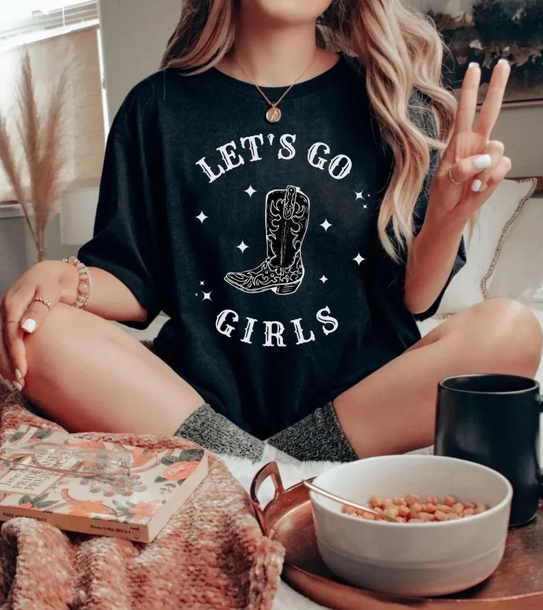 Let's Go Girls Shirt, Let's Go Girls T-Shirt, Nashville Girls Trip Graphic Tee, Country Bachelore... | Etsy (US)
