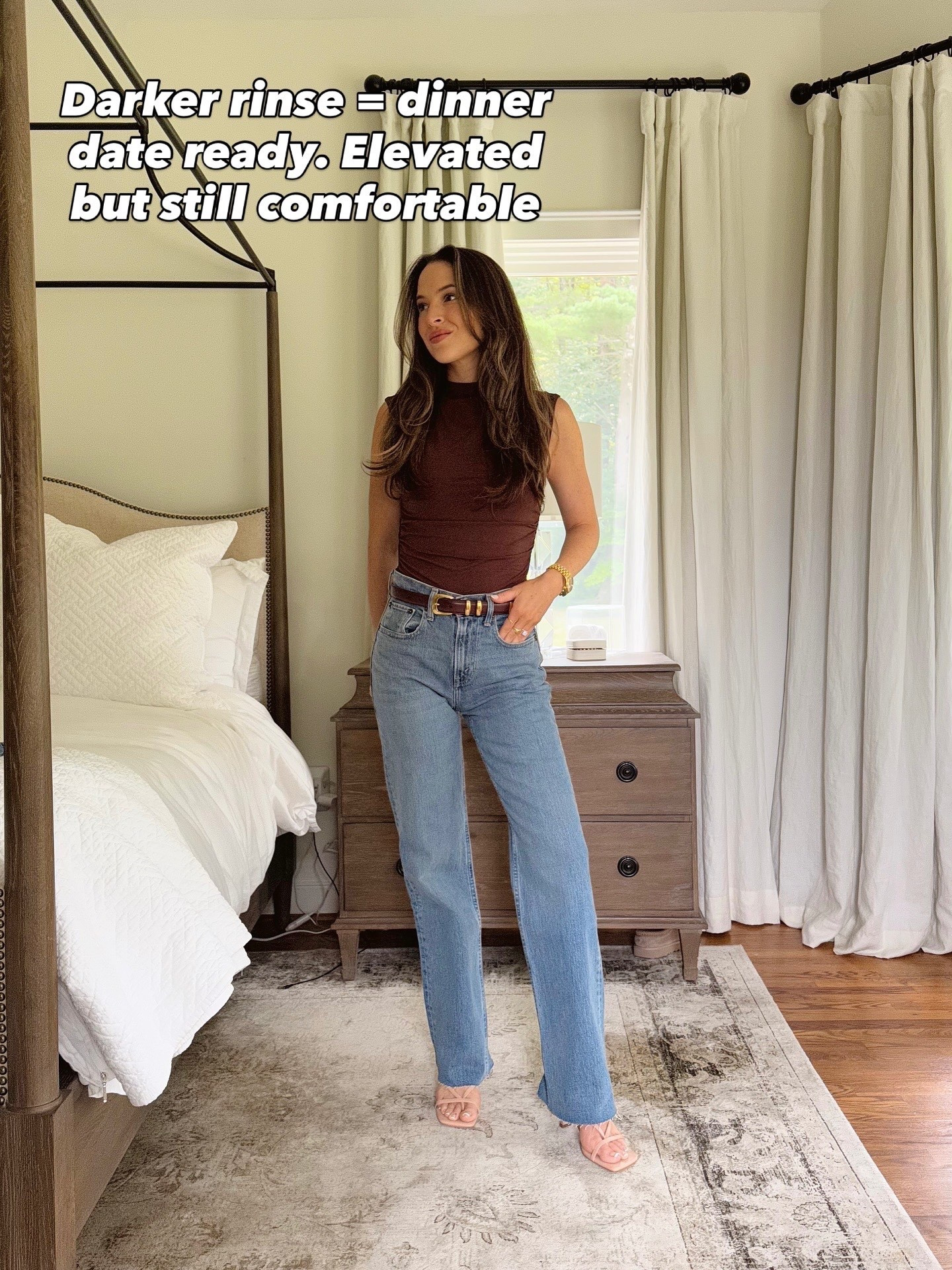 90s relaxed high rise jeans. Use code DENIMAF for an extra 15% off. These run true to size (wearing 25R) 