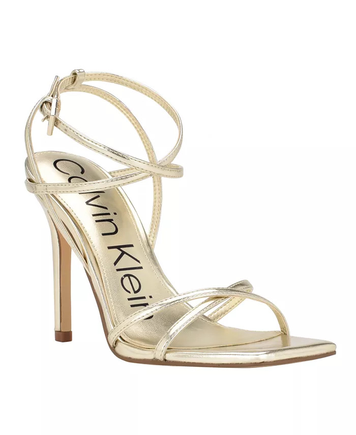 Calvin Klein Women's Tegin Strappy Dress High Heel Sandals - Macy's | Macy's
