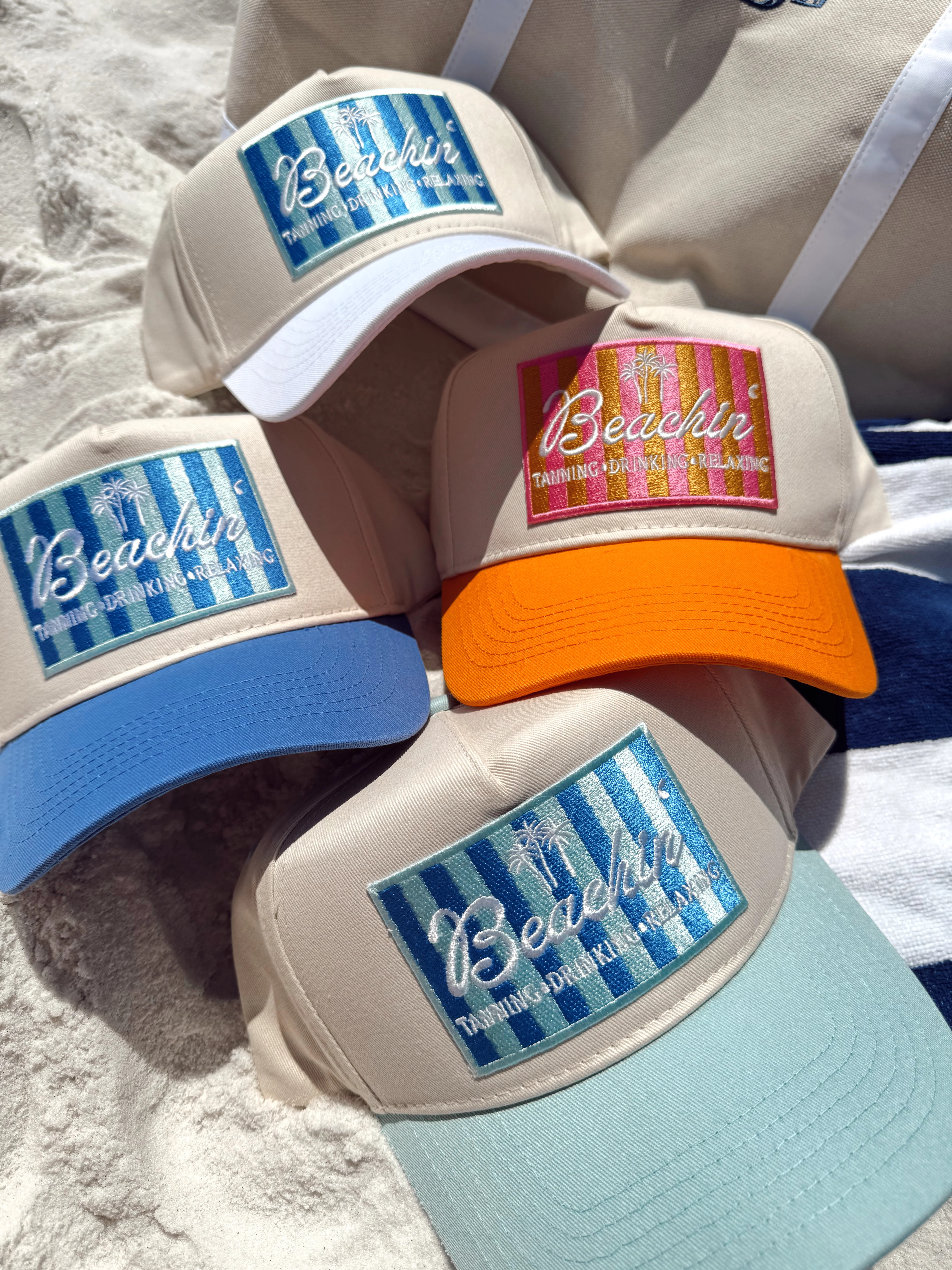 Beachin' - Vintage Trucker Hat | KenzKustomz