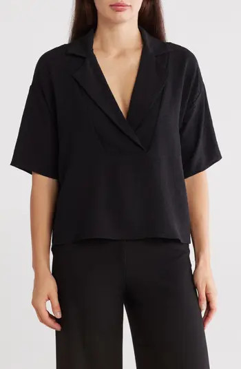 Oversize Short Sleeve Popover Top | Nordstrom Rack