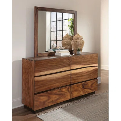 Ramona 6 - Drawer Dresser with Mirror | Wayfair North America