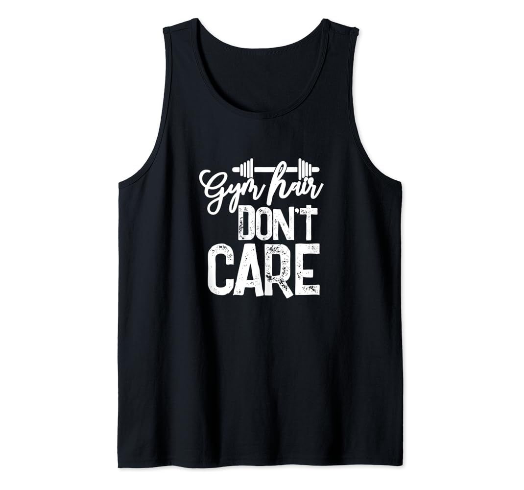 Brand: Gym Hair Don't Care Workout Funny Fitness | Amazon (US)