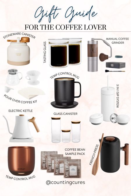 Here's a gift guide for your mom, sis, wife, friends, family, or even teachers, who love coffee! 
#homefinds #kitchenessentials #coffeemaker #holidaygift

#LTKhome #LTKGiftGuide #LTKHoliday