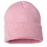 Pink Cuffed Knit Beanie | Walmart (US)