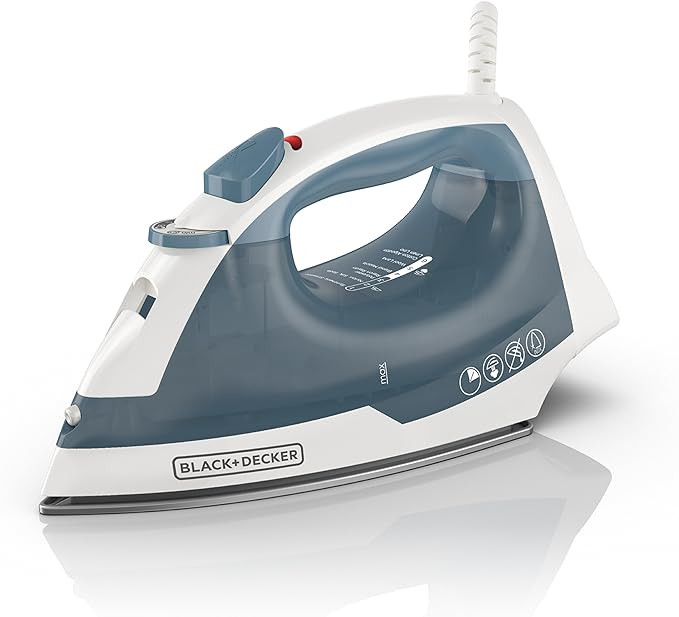 BLACK+DECKER Easy Steam Compact Iron, IR40V , Blue | Amazon (US)
