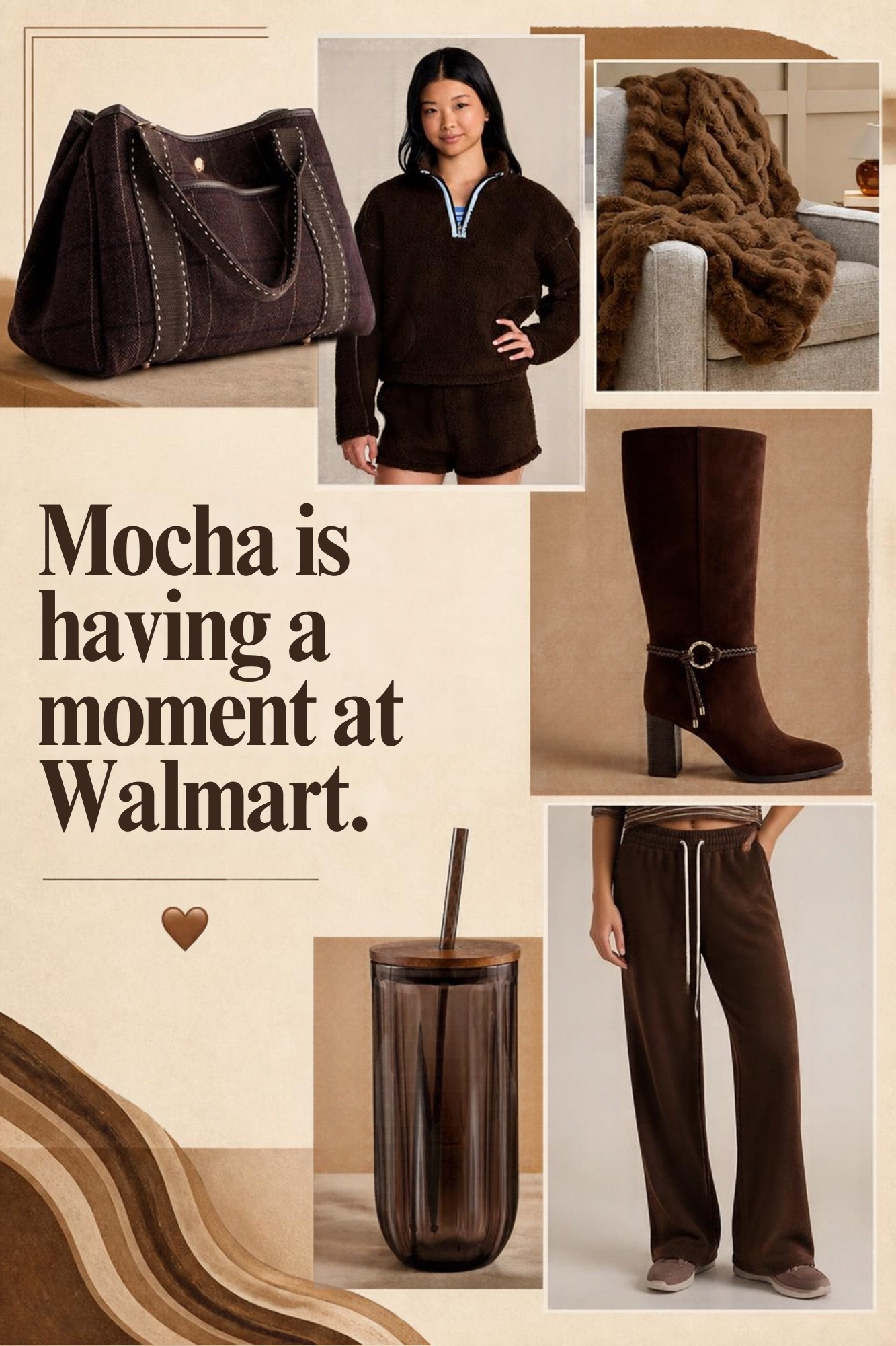 Mocha is having a moment at Walmart! 🤎 Loving these cozy fall finds. #walmart @Walmart

#LTKootd #LTKSeasonal