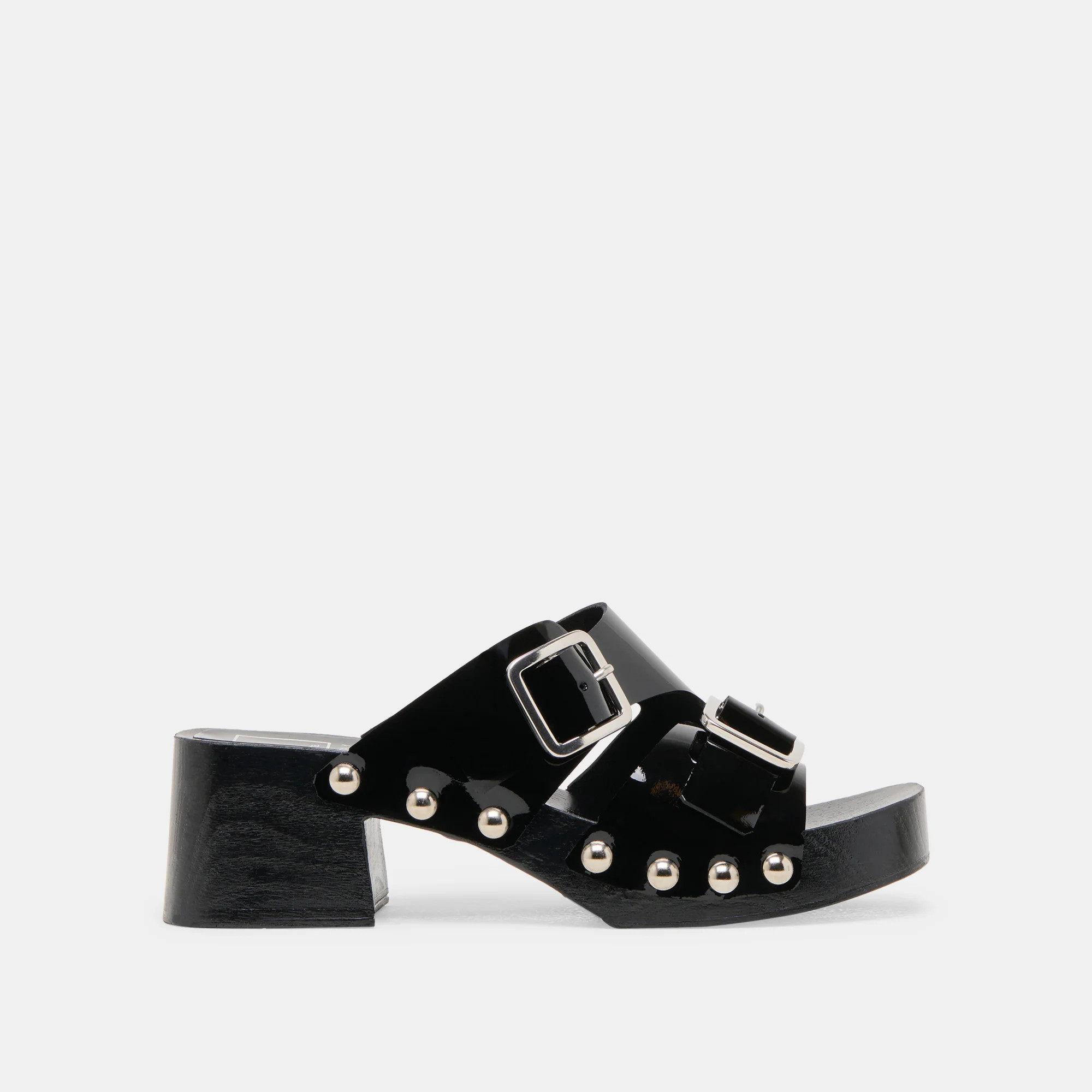 Melody Heels Black Leather | DolceVita.com