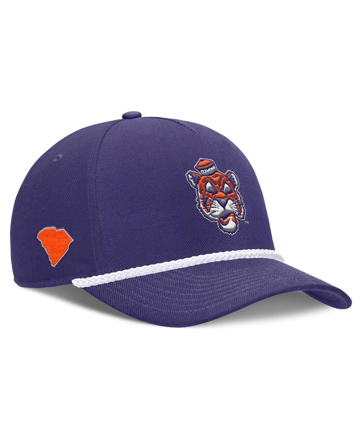Nike Men's and Women's Purple Clemson Tigers 2026 Basketball Refresh 5-Panel Rope Rise Hat - Purple | Macy's