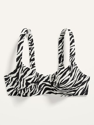 Printed Underwire Bikini Swim Top for Women | Old Navy (US)