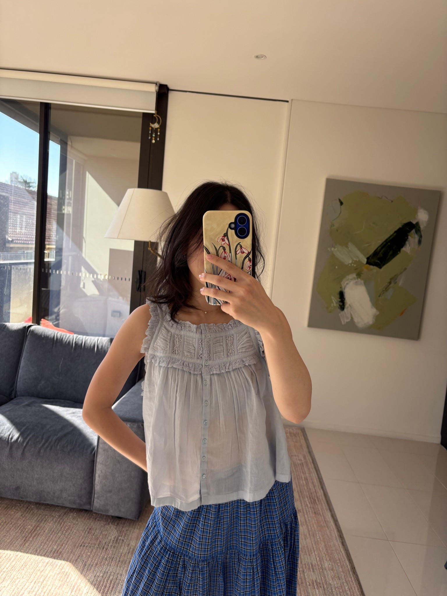 The Doen Fidella styled with the Sebastian skirt ✨ I sized down for the top, and true to size for skirt 