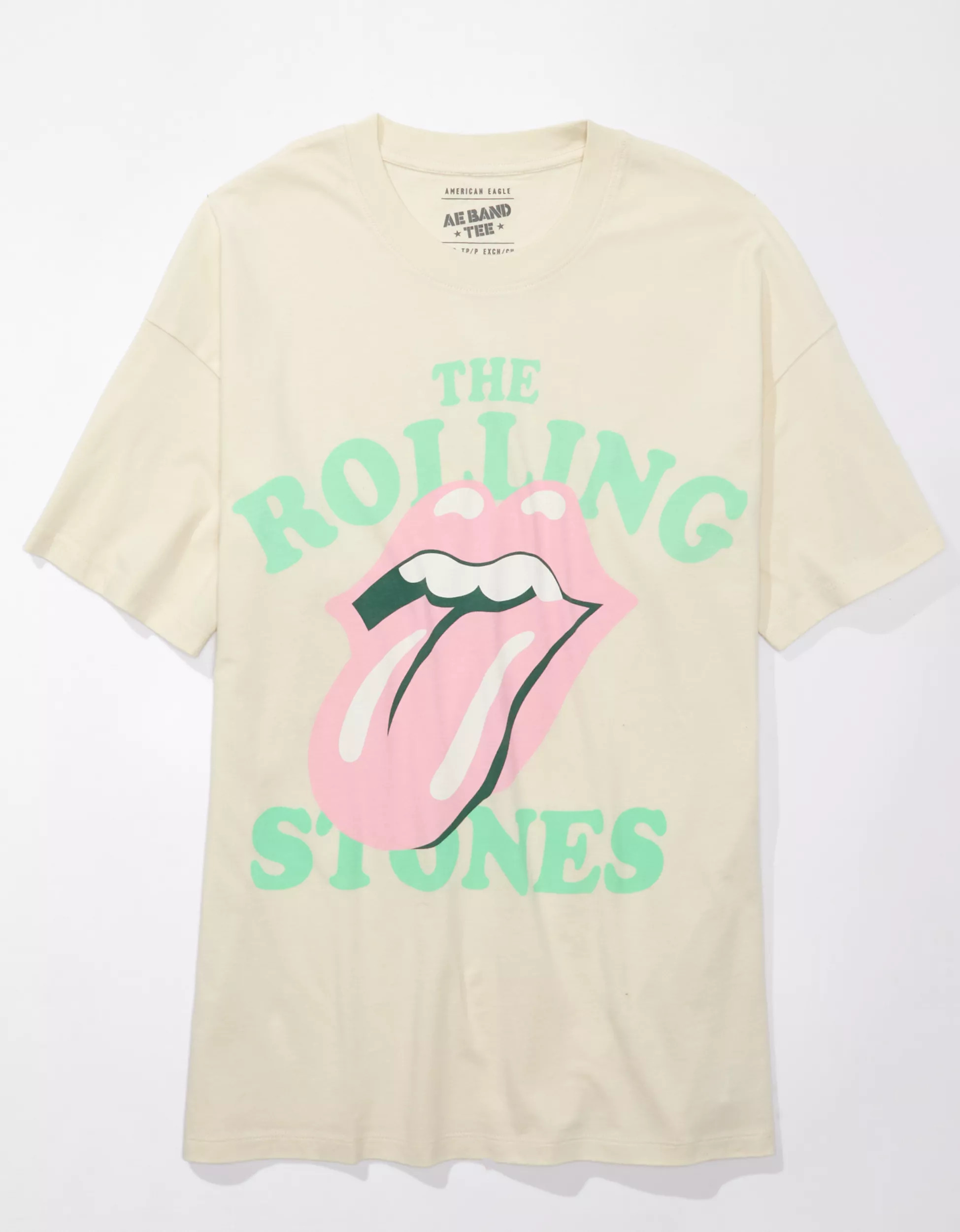 AE Oversized Rolling Stones Graphic Tee | American Eagle Outfitters (US & CA)
