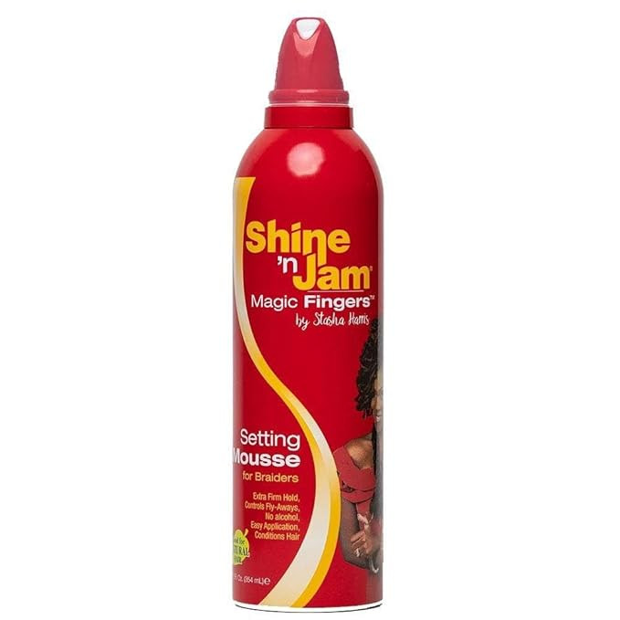 Shine N Jam Magic Fingers For Braiders Setting Mousse 12 Ounce (354ml) | Amazon (US)
