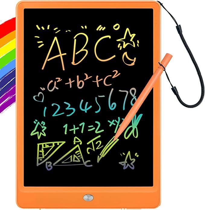 ORSEN LCD Writing Tablet 10 Inch, Colorful Doodle Board Drawing Tablet, Erasable Reusable Writing... | Amazon (US)