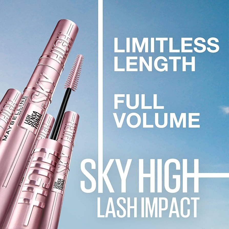 Maybelline Lash Sensational Sky High Washable Mascara Makeup, Volumizing, Lengthening, Defining, ... | Amazon (US)