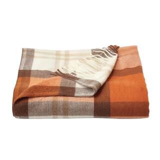 Lavish Home Spice (Rust and Brown) Throw Blanket-66HD-Throw016 - The Home Depot | The Home Depot