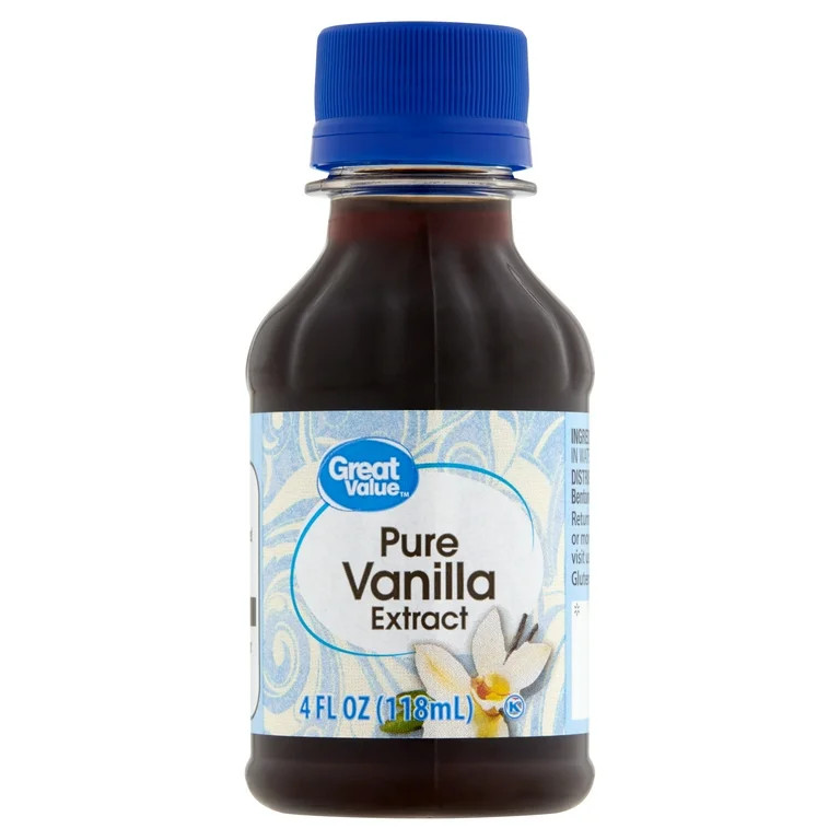 Great Value Pure Vanilla Extract, 4 fl oz (Liquid, Ambient) | Walmart (US)