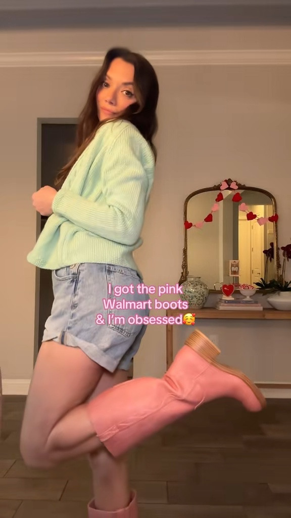 Pink Walmart Frye style boots

#LTKootd #LTKSaleAlert #LTKSpringSale