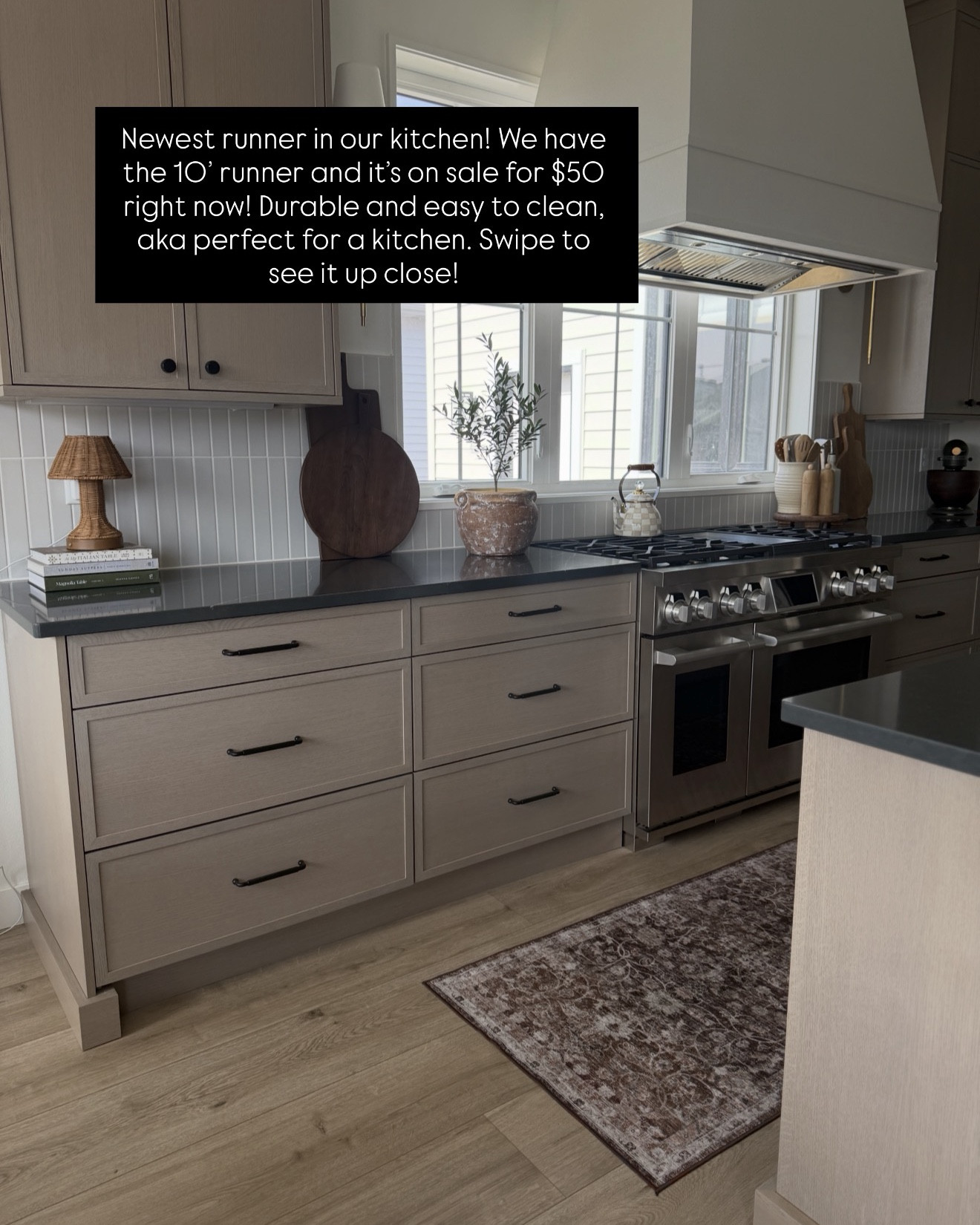 New kitchen runner! I love the brown vintage inspired design. Currently on sale and only $50 for the 10’ runner!

#LTKSaleAlert #LTKHome