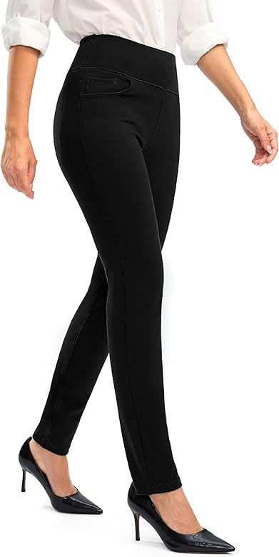 Rammus Womens High Waist Dress Pants with Pockets Business Casual Work Pants for Women Stretchy S... | Amazon (US)