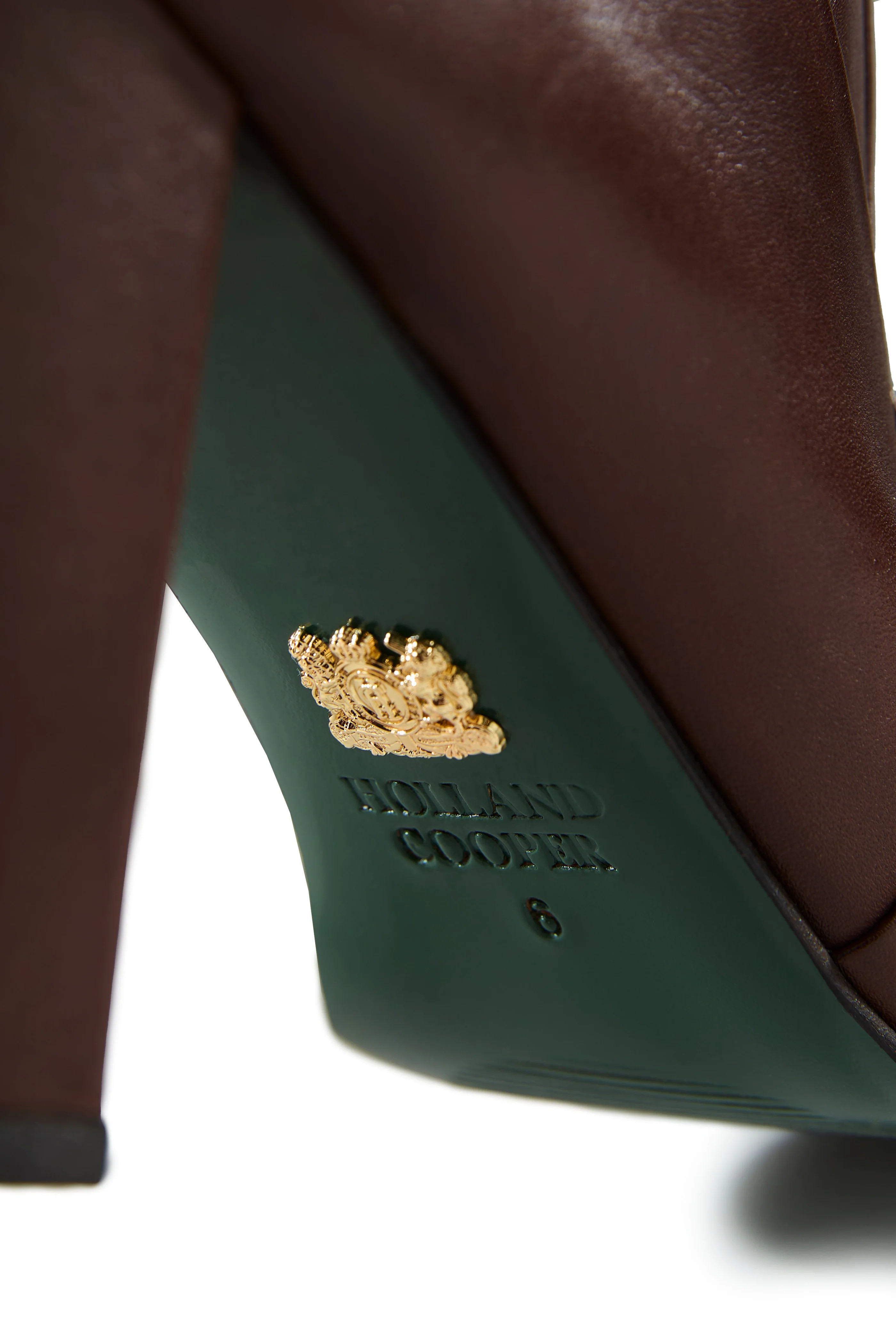 Kensington Knee Boot (Chocolate) | Holland Cooper