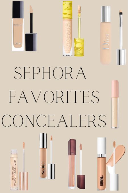 These are my favorites concealers from Sephora. They range from medium coverage to full coverage and I added a little under eye brightener. Make sure you use any left over Sephora gift cards you received during the holidays. I literally own all of these and use them for different types of makeup looks. 

#concealers #sephoraconcealers #sephora #sephoramakeup #makeup #makeupconcealers

#LTKbeauty #LTKfindsunder50