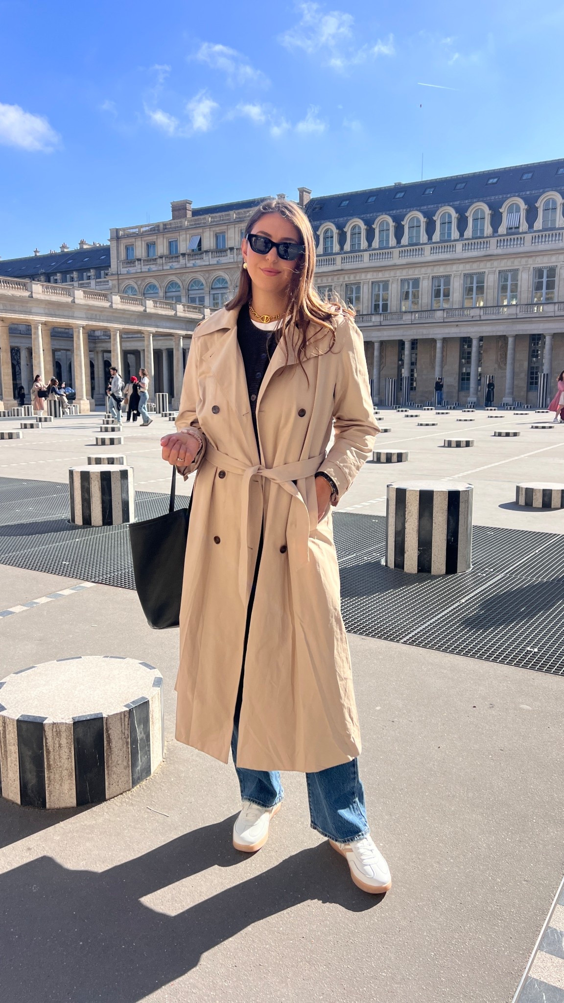 This trench coat is one of those forever pieces I reach for again and again. Easy to throw on, instantly polished, and perfect for travel days or long walks around the city. I love it styled casually with denim and sneakers for a comfortable but put-together look that works everywhere.

⸻

Keywords:
trench coat outfit, classic trench coat, neutral outfit ideas, travel outfit women, city chic outfit, everyday outfit inspo, casual trench coat look, fall layering outfit, spring outfit ideas, walking outfit women, timeless wardrobe staples, neutral fashion, capsule wardrobe pieces, chic casual outfit, women’s travel style

#LTKTall #LTKMidsize #LTKootd