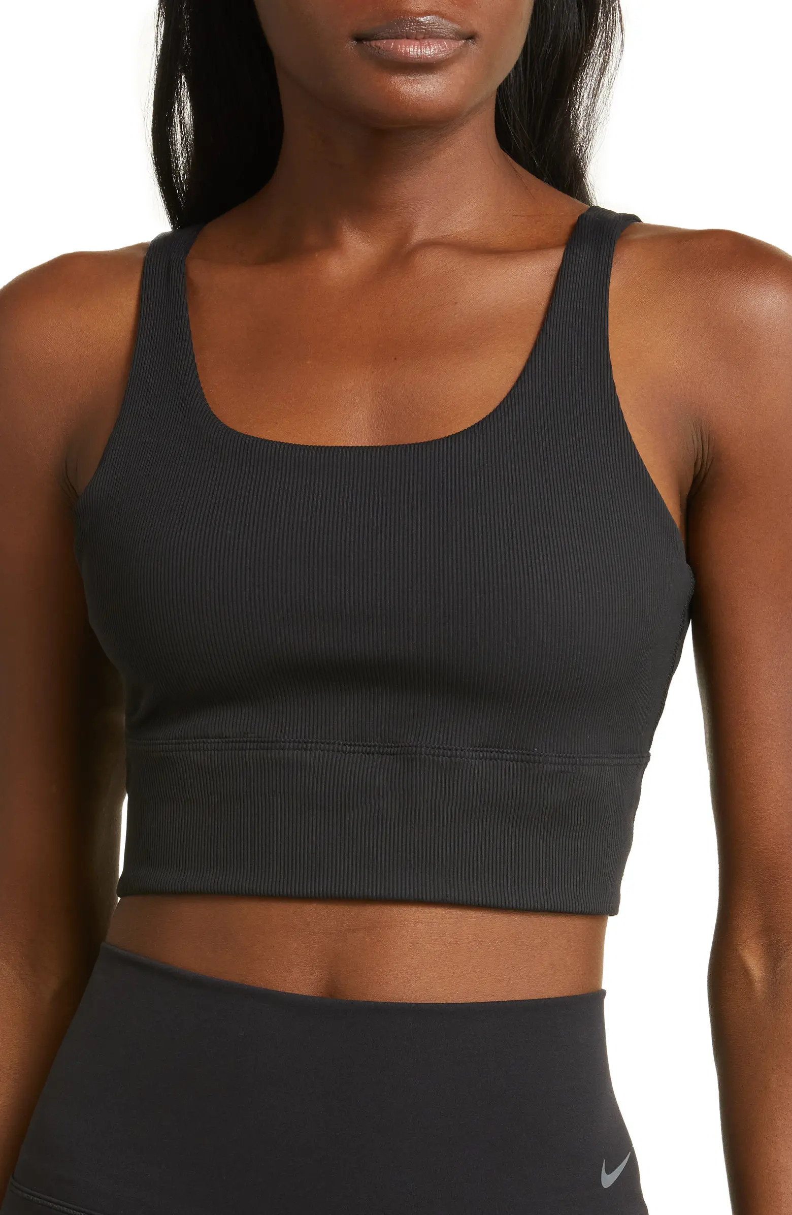 Ribbed Longline Sports Bra | Nordstrom