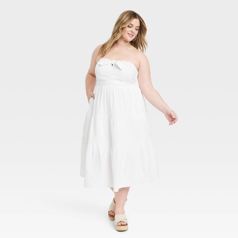 Women's Strapless Midi Sundress - Universal Thread™ | Target