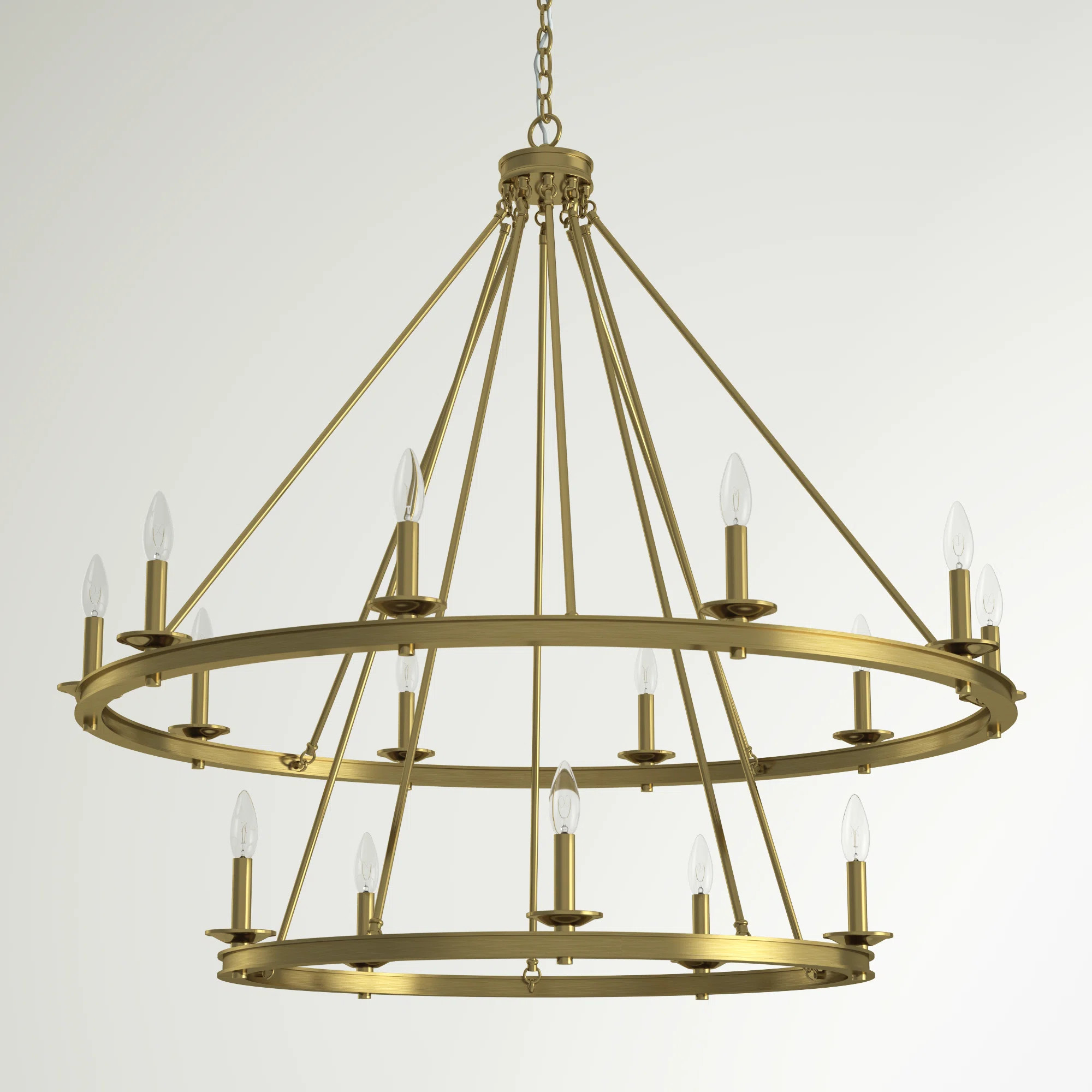 Poynor 15 - Light Dimmable Tiered Chandelier | Wayfair North America