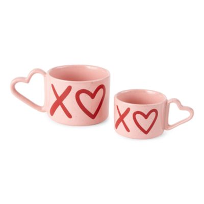 new!Hope & Wonder Valentine'S Day Xoxo Mug And Mini Mug Set 2-pc. Coffee Mug | JCPenney