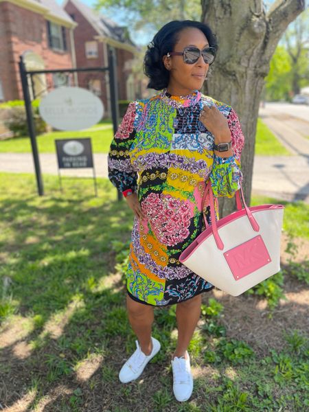 Michael kors | tote bag | floral dress | spring dress | sunglasses 

#LTKitbag #LTKstyletip #LTKfindsunder100