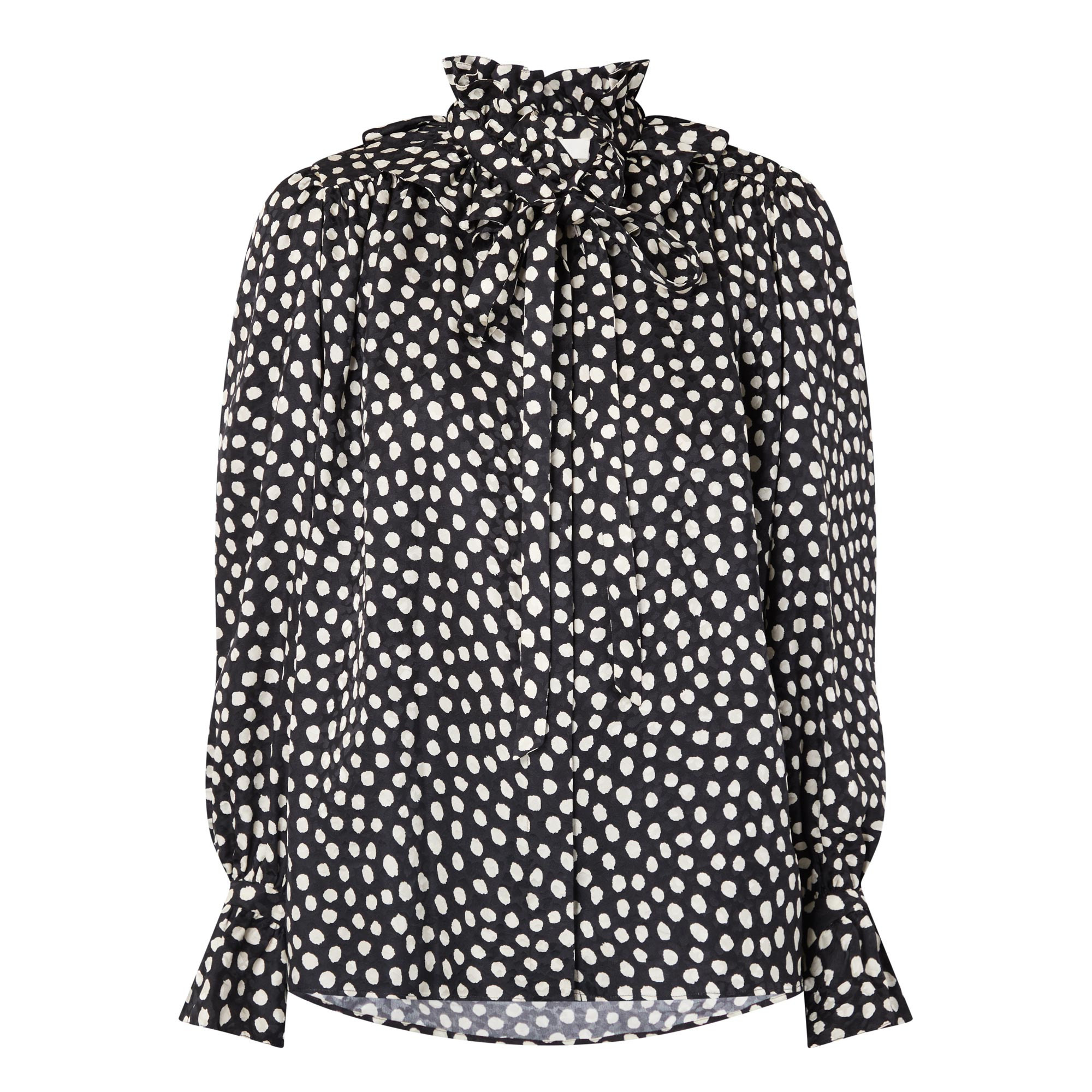 Polka Dot Silk Blouse | Brown Thomas (IE)