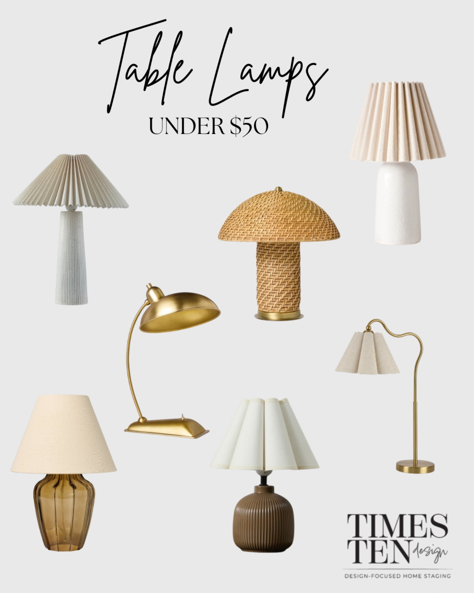These are our favorite table lamps under $50! So many good ones! 

#LTKSaleAlert #LTKHome #LTKFindsUnder50