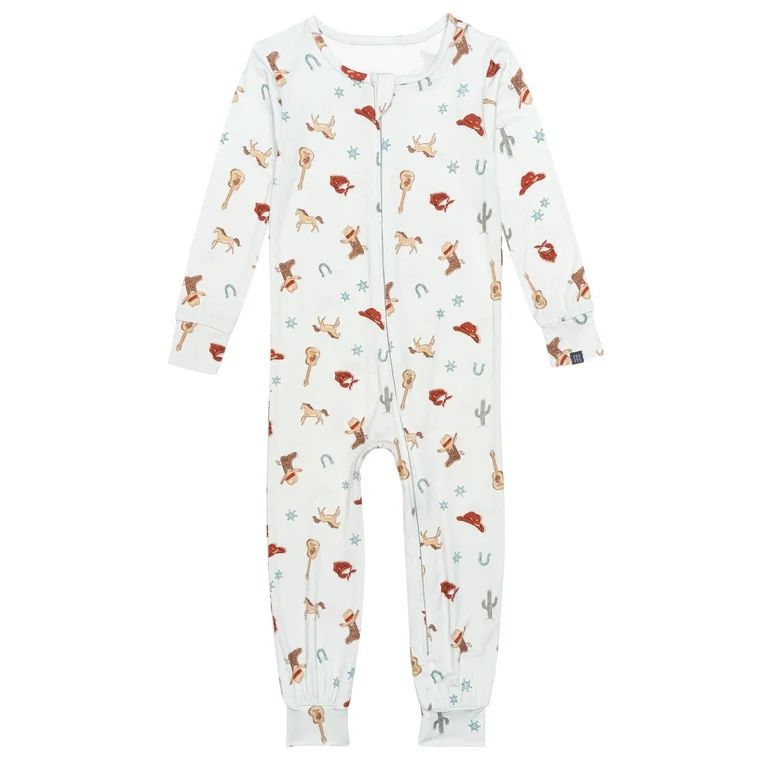 Modern Moments by Gerber Toddler Neutral Super Soft One-Piece Pajama, Sizes 12M-5T | Walmart (US)