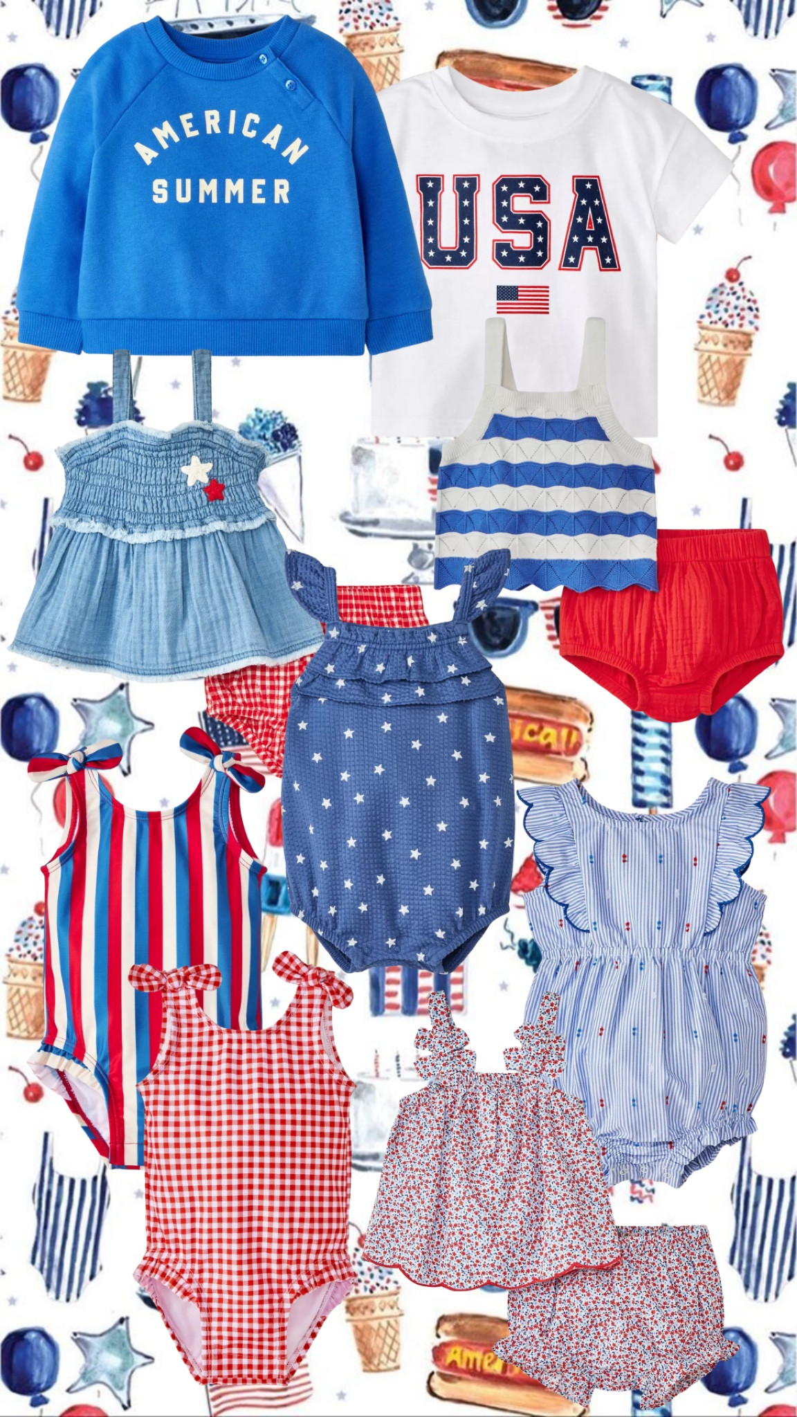 Fourth of July outfits for baby, toddler and kids 🇺🇸

#LTKBump #LTKBaby #LTKKids