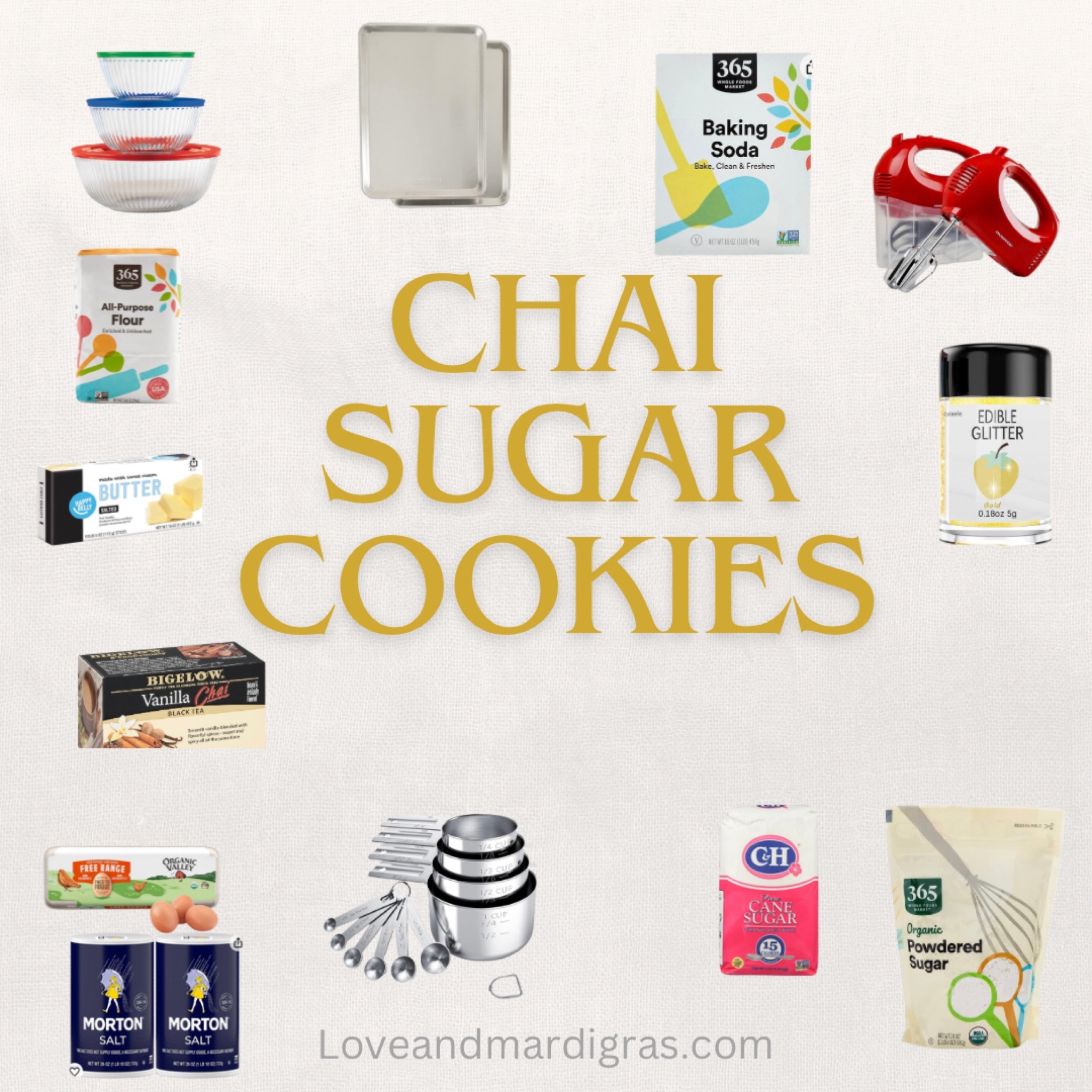  Chai Sugar Cookies

Ingredients:

½ cup unsalted butter (softened)

½ cup canola oil

1 Chai tea bag 

1 egg           

½ cup sugar (plus a little extra for the topping)

½ cup powdered sugar

2 cups of flour

½ teaspoon baking soda

2 teaspoons of vanilla extract

¼ teaspoon salt

¼ cup pecans or walnuts (optional)

 

 

  Beat the butter then add the oil. Add the powdered sugar, sugar, egg, vanilla

Stir in the flour, baking soda, salt, tea

 

Chill the soft dough for 1 hour

 

Line cookie sheet with 12 tablespoons of the dough balls, press the dough then cover the cookies with sugar.

 

Bake 9-10 minutes at 350